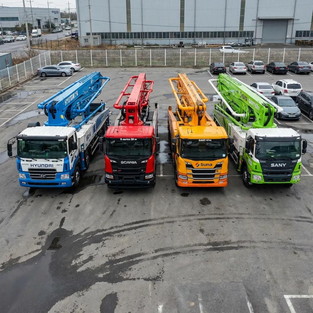 Аренда автобетононасосов